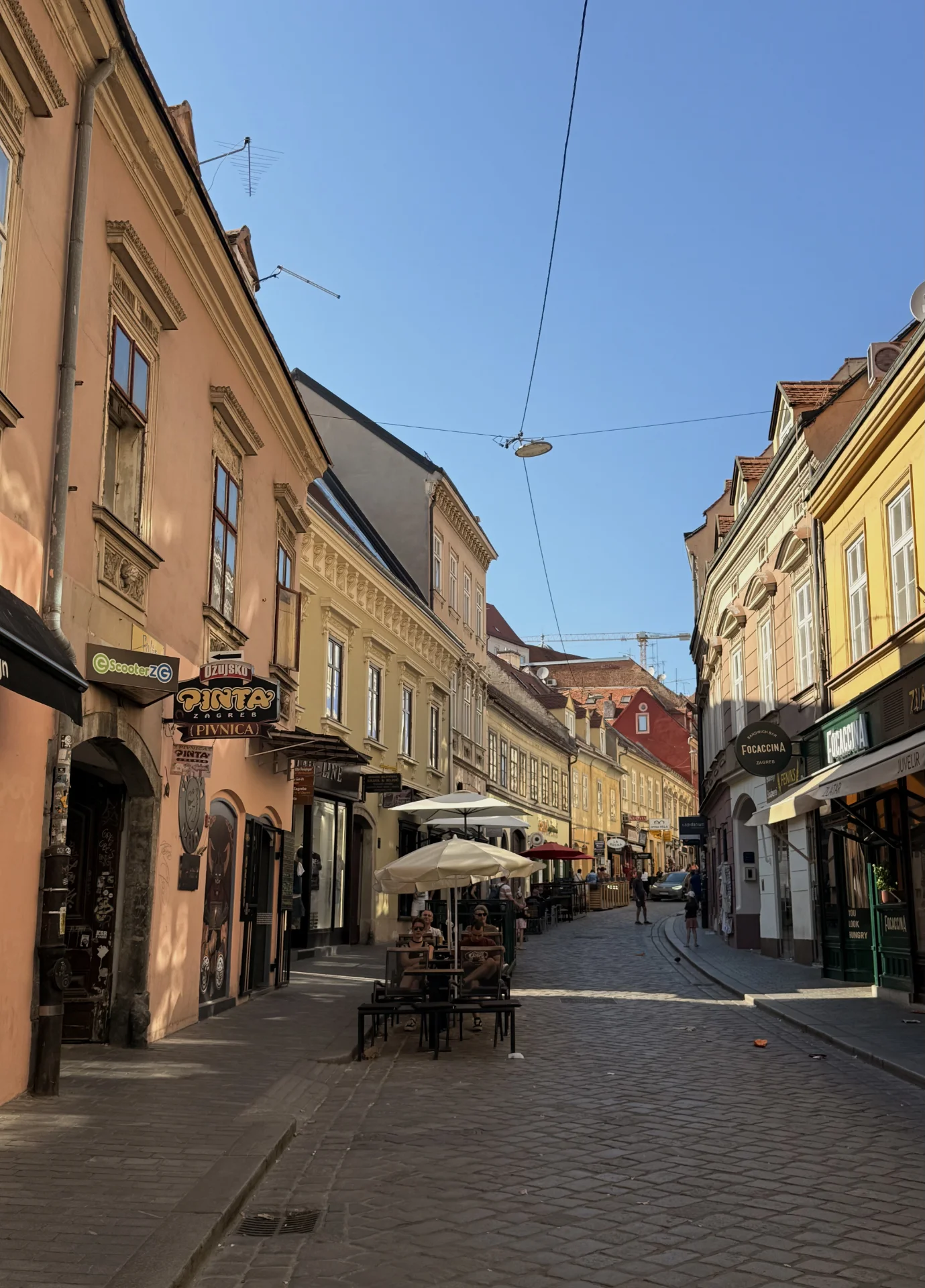 Tkalčićeva Street zagreb croatia