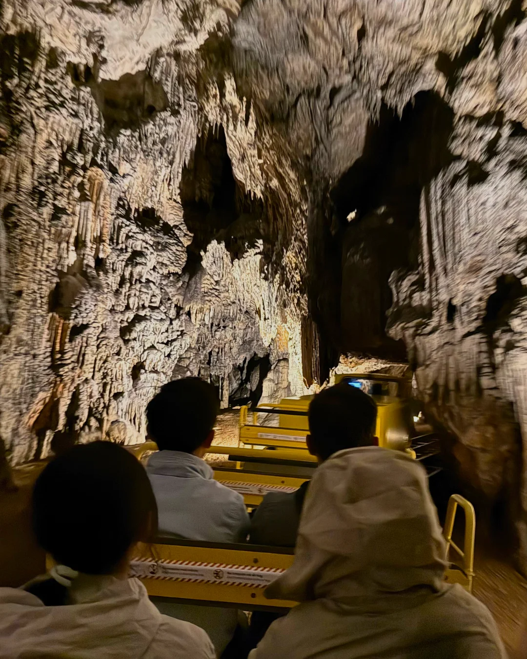 Underground karst chambers inside Postojna Cave