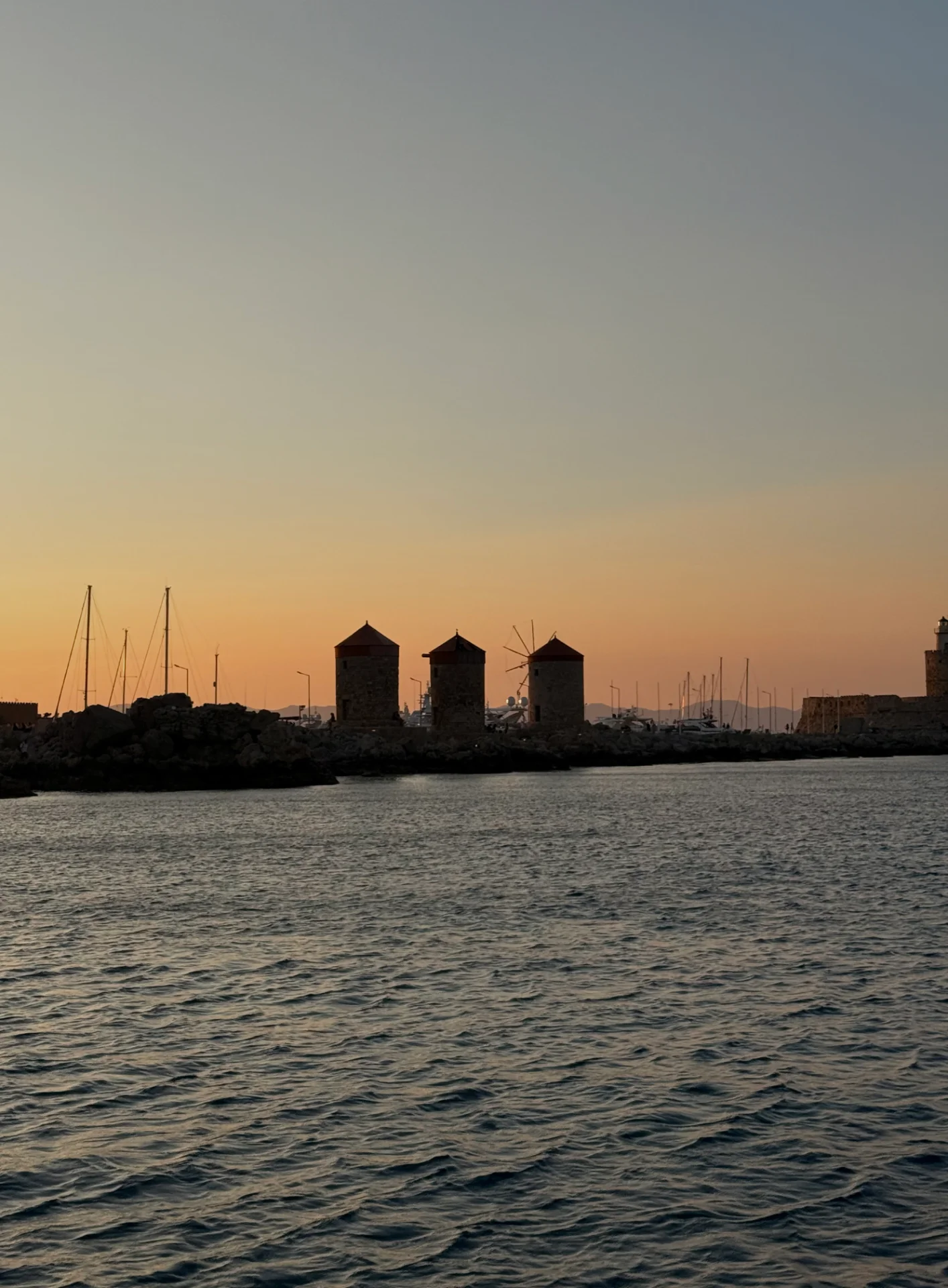 sunset cruise rhodes