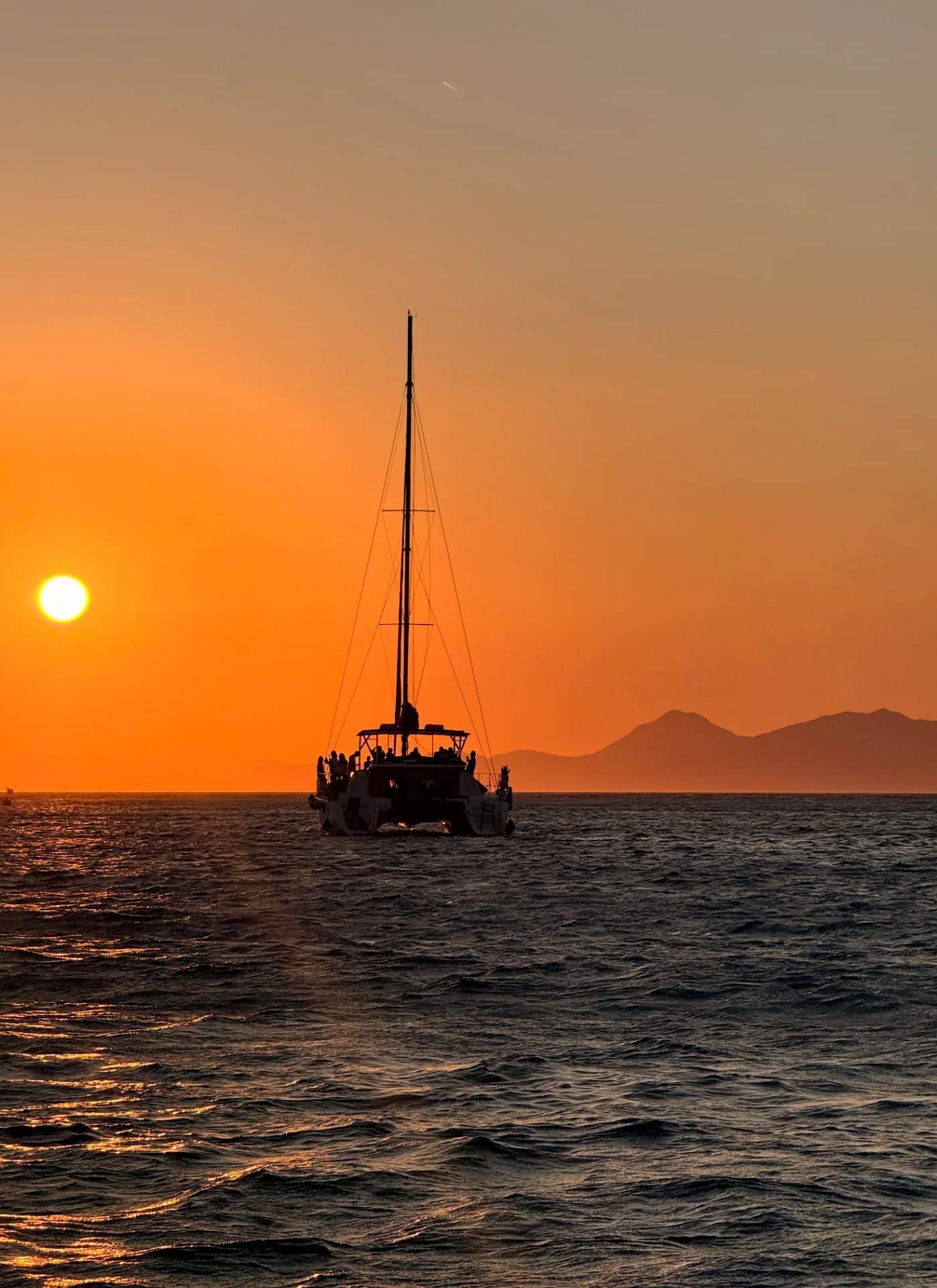 sunset cruise rhodes