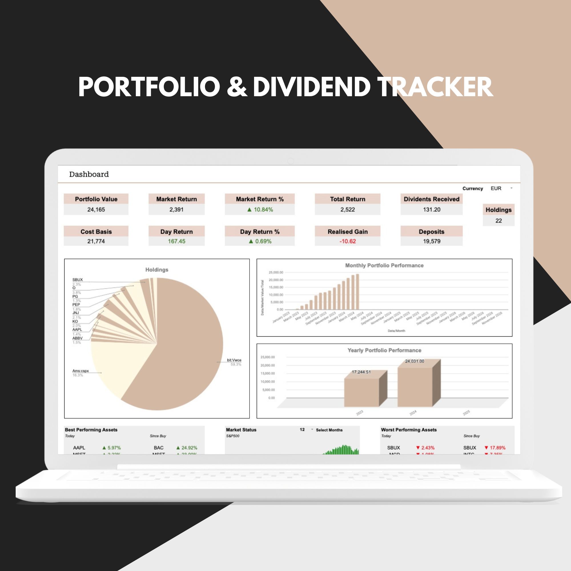 Track Your Portfolio and Dividends in Google Sheets (2025 Edition)