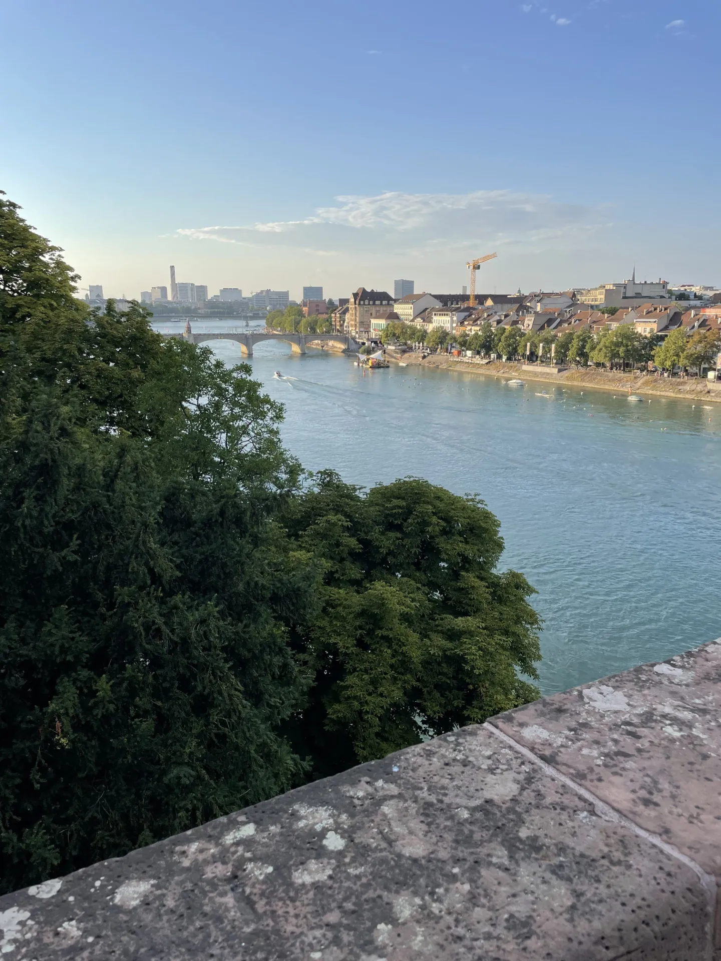 Basel Switzerland river view