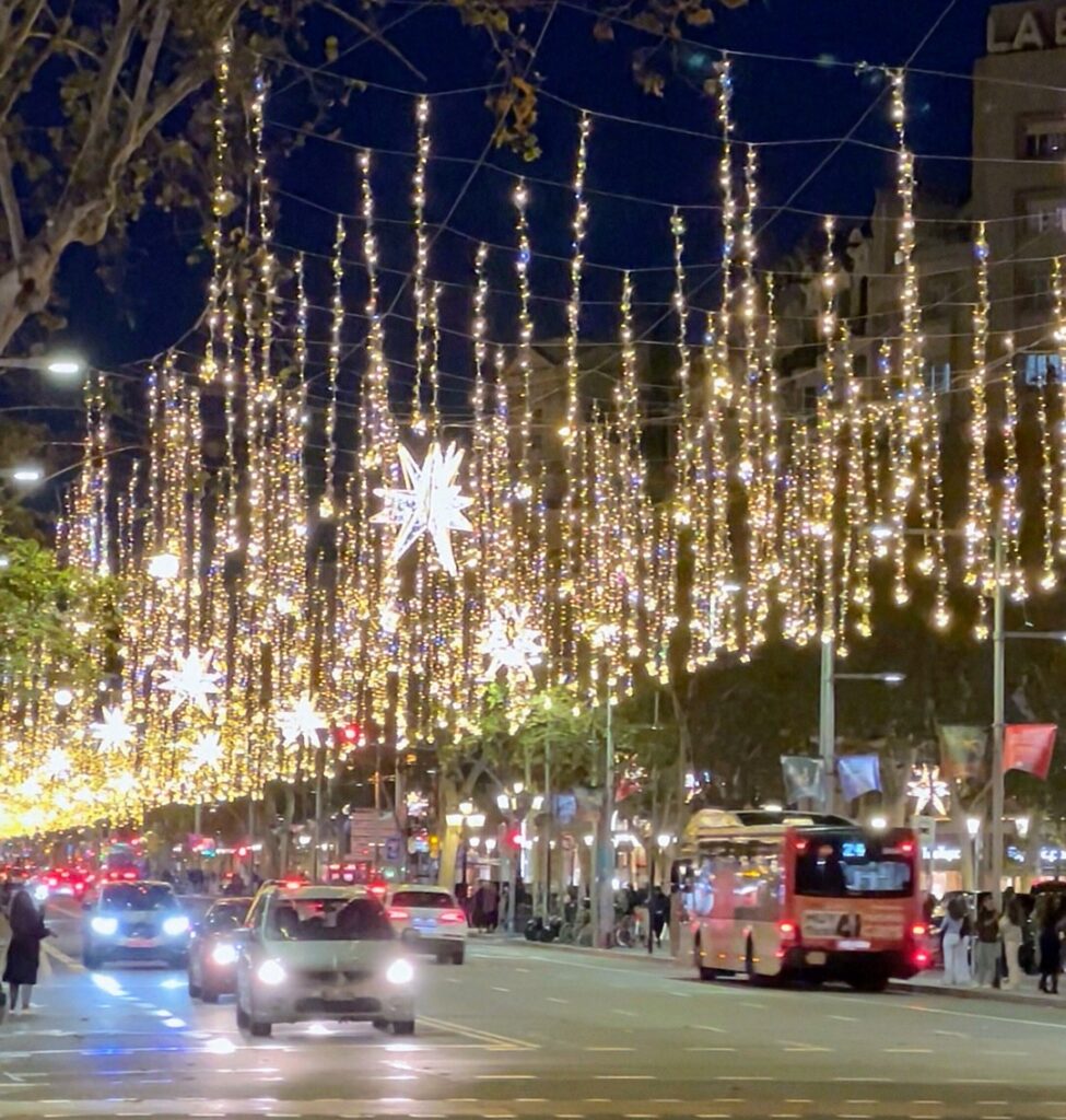 Barcelona Streets at Christmas 